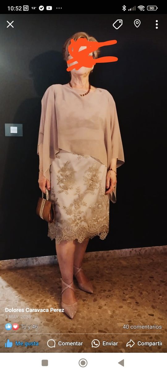 Vestido de fiesta talla XL