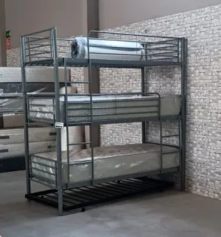 Nueva litera triple metalica resistente