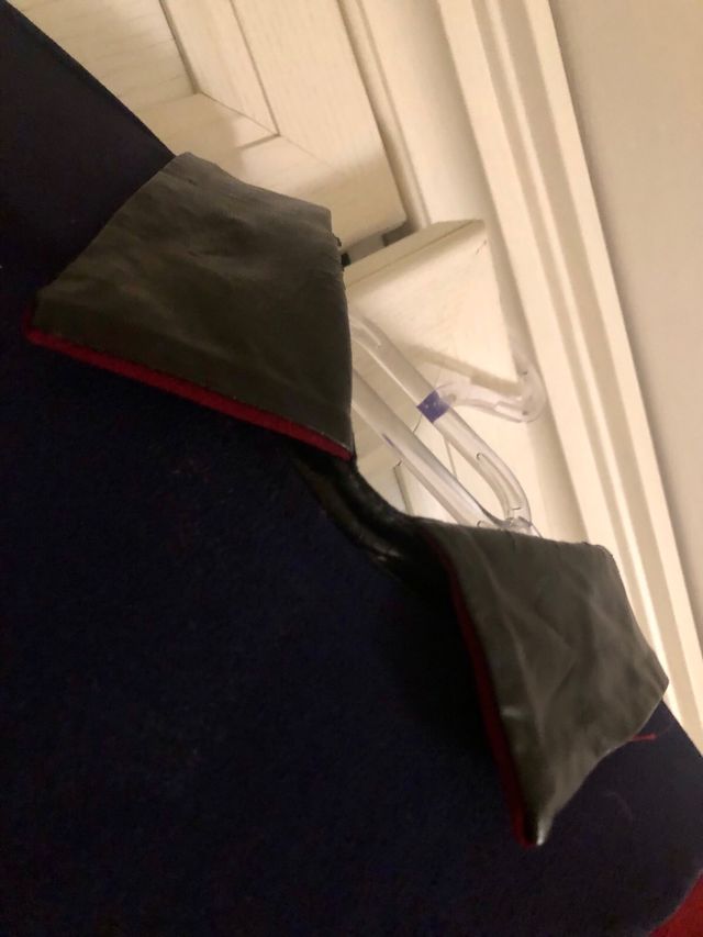 Vestitino blu e borgogna 