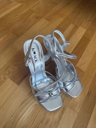 Zapatos plata krack 
