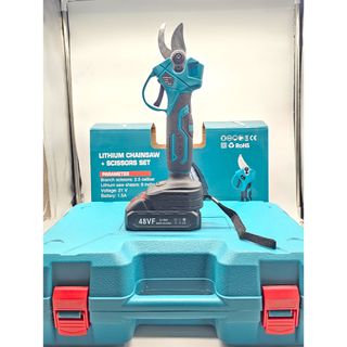 KIT Potatura Forbice e Motosega con 2 Batterie