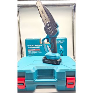 KIT Potatura Forbice e Motosega con 2 Batterie