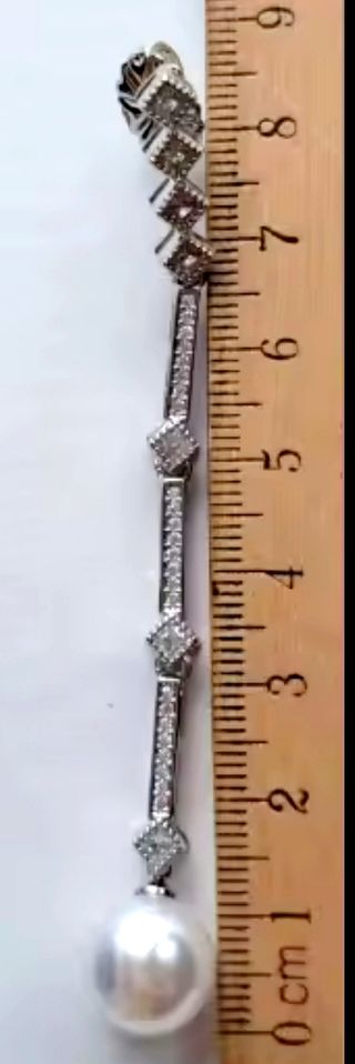 PENDIENTES LARGOS DE FIESTA CON PERLAS