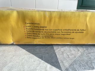 Plancha de cocina electrica