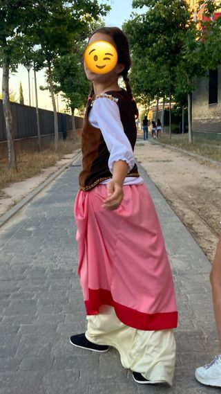 Disfraz de medieval niña