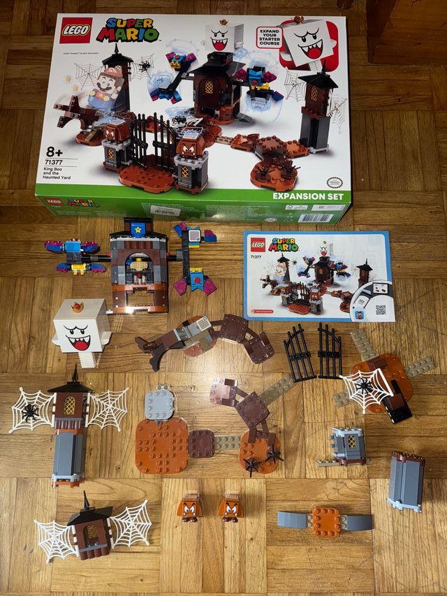 Lego Súper Mario 71377 Rey Boo y jardín encantado
