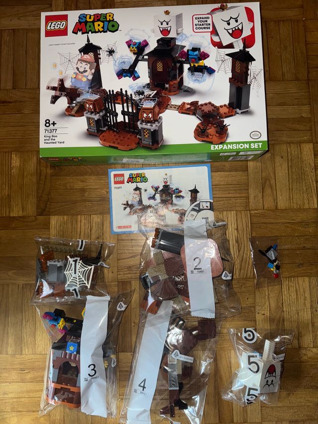 Lego Súper Mario 71377 Rey Boo y jardín encantado