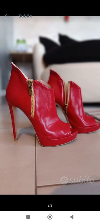 Stivaletto pelle tacco 12