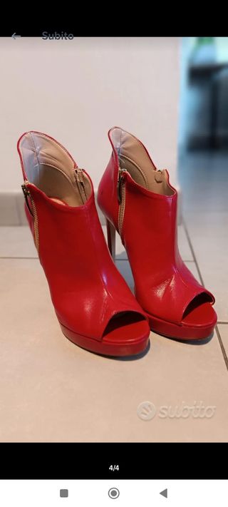 Stivaletto pelle tacco 12