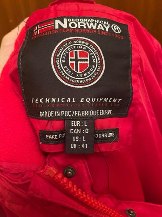 Abrigo GEOGRAPHICAL NORWAY