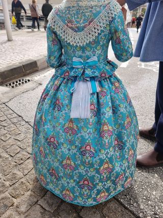 TRAJE FALLERA NIÑA 4-6 AÑOS