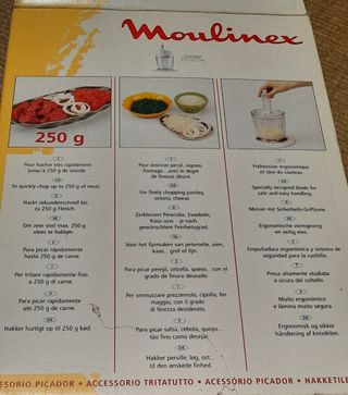Recambio picadora para batidora Moulinex