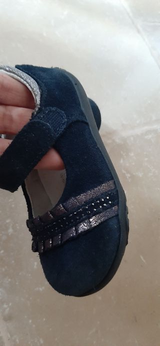 Ballerine Imac scamosciate blu n. 24