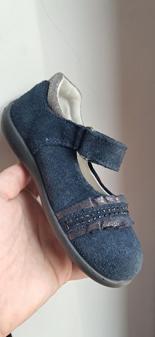 Ballerine Imac scamosciate blu n. 24