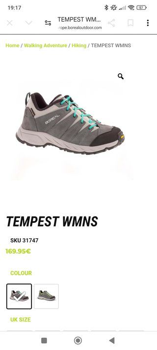 Zapatillas de montaña Boreal Tempest