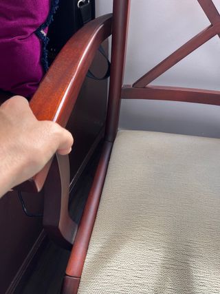 Conjunto de muebles de madera para despacho