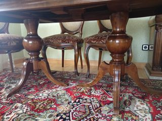 Mueble de salón,vitrina y mesa + 6sillas