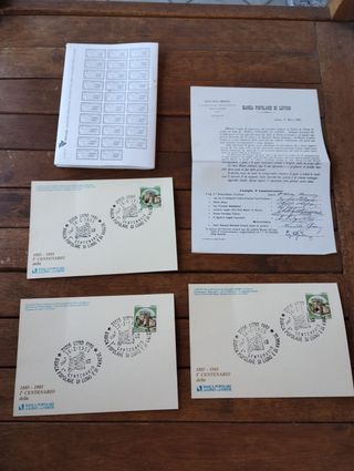 Cartoline e francobolli Vintage Italy