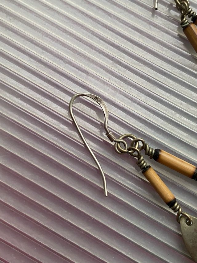 Pendientes boho vintage años 80