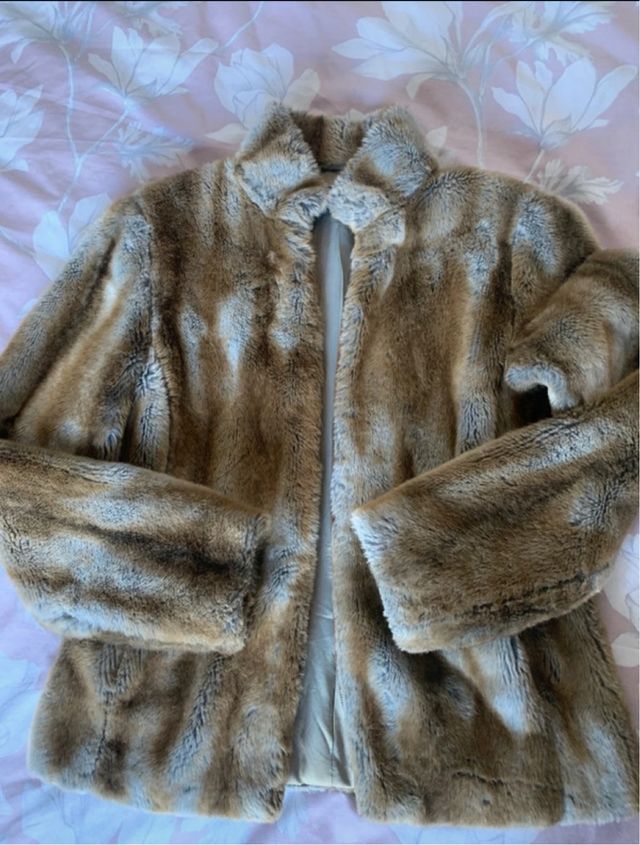 Chaqueta pelo zara talla m