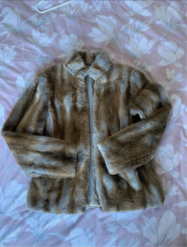 Chaqueta pelo zara talla m