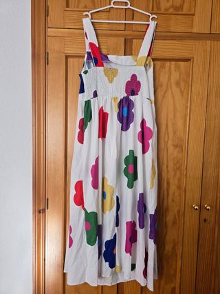 Vestido largo de flores con bolsillos