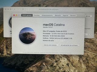 iMac de 27 pulgadas – Funciona perfectamente 