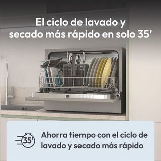 Lavavajillas sobremesada para bar Candy CP6E51LS C