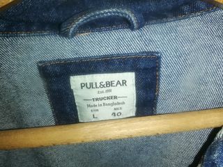 Cazadora vaquera PullBear, L