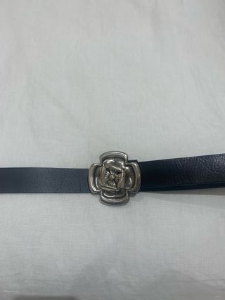 Cinturón mujer de cuero negro
