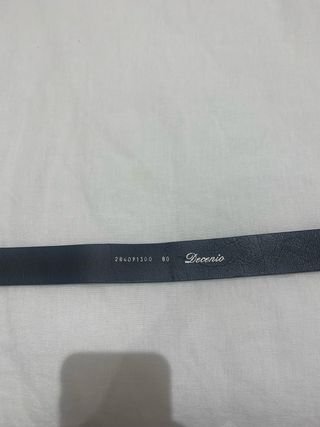 Cinturón mujer de cuero negro