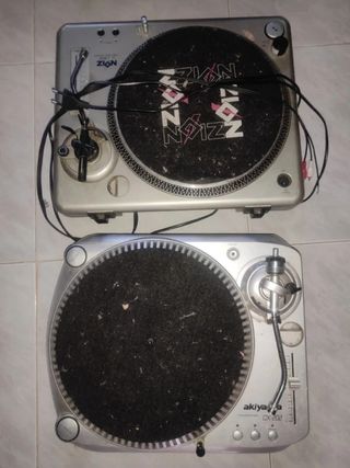 Tocadiscos  Platos vinilo dj