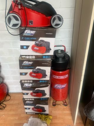 Compresor 6L 8bar averiado chispas