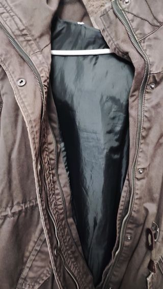 Parka de chica, color verde. L