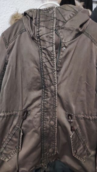 Parka de chica, color verde. L