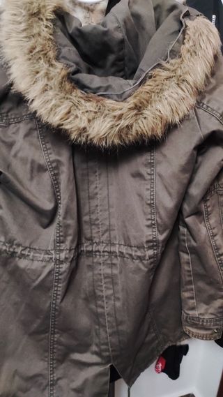 Parka de chica, color verde. L