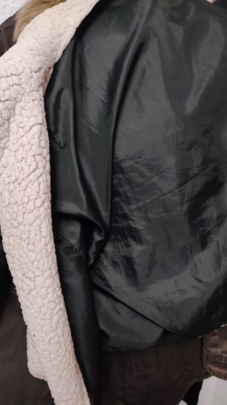 Parka de chica, color verde. L