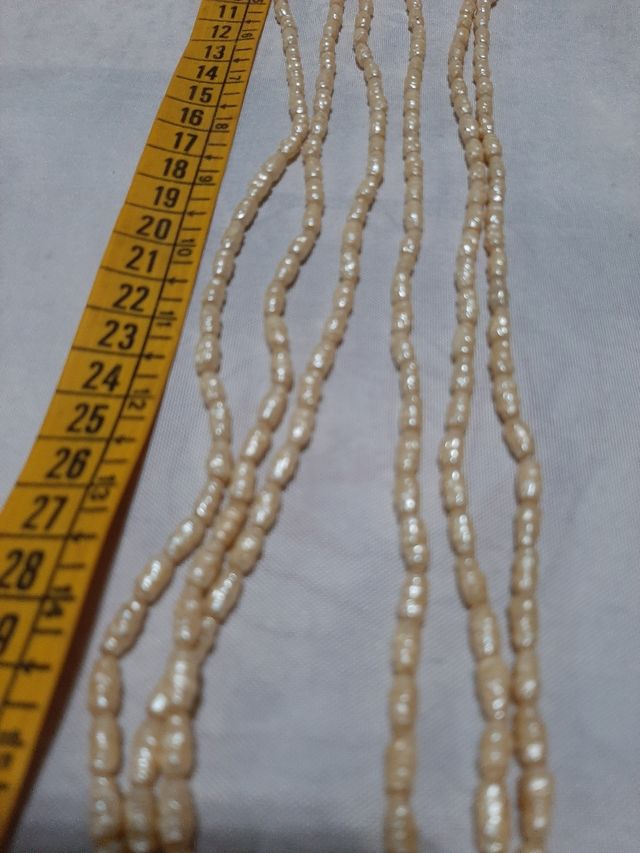  Collana vintage perle di fiume 