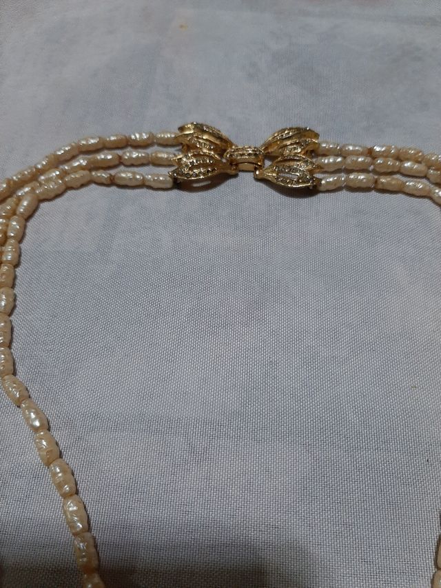  Collana vintage perle di fiume 