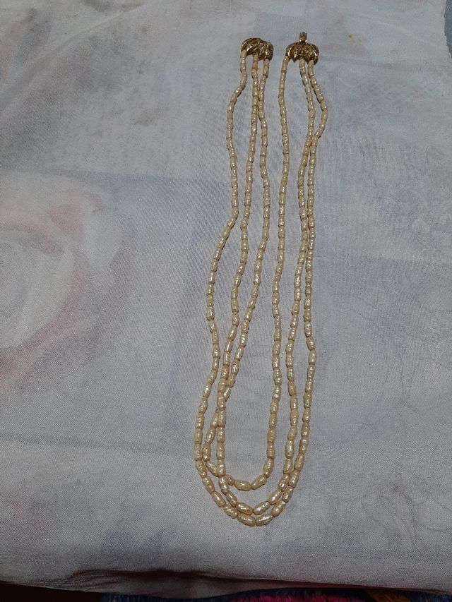  Collana vintage perle di fiume 