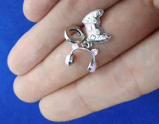 Charm abalorio auricular Juego Niña pulsera collar