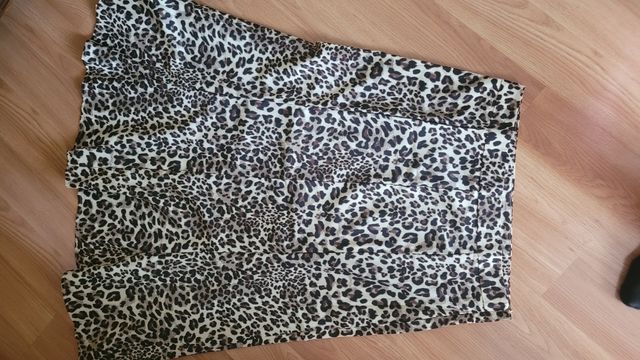 Falda leopardo