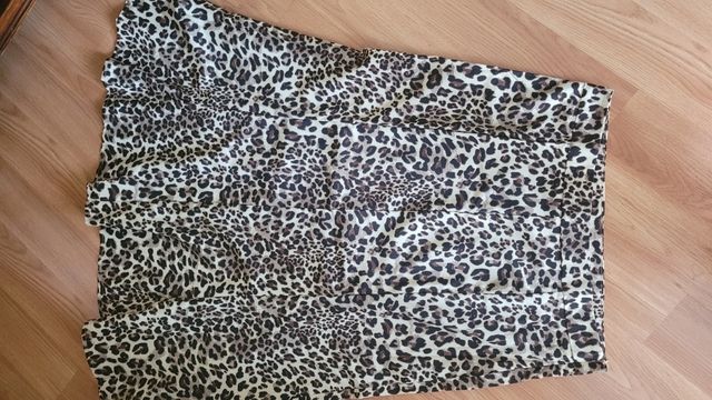Falda leopardo