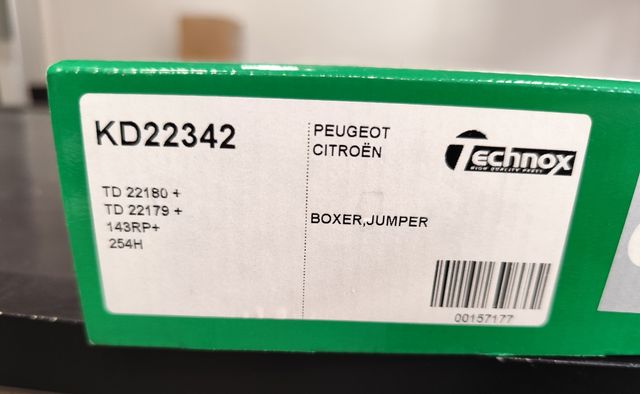 Kit distribución Peugeot Boxer y Citroen Jumper