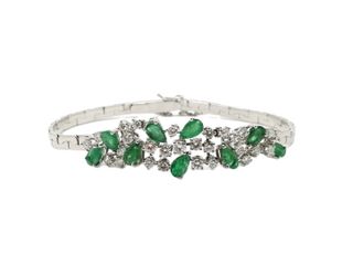 Pulsera de Oro Blanco 18 Kt. 23.6 gr. segunda mano