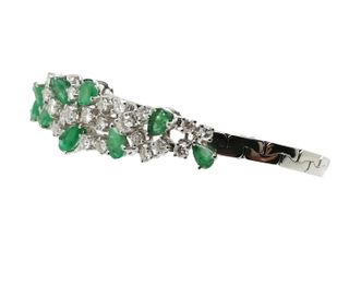 Pulsera de Oro Blanco 18 Kt. 23.6 gr. segunda mano