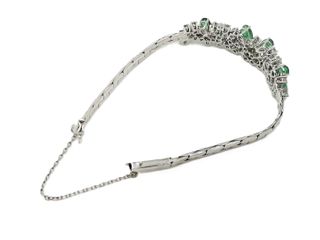 Pulsera de Oro Blanco 18 Kt. 23.6 gr. segunda mano