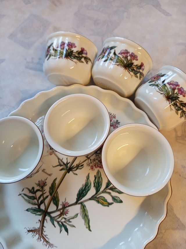 Coppette con vassoio