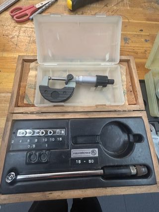 Conjunto de micrometros de precision