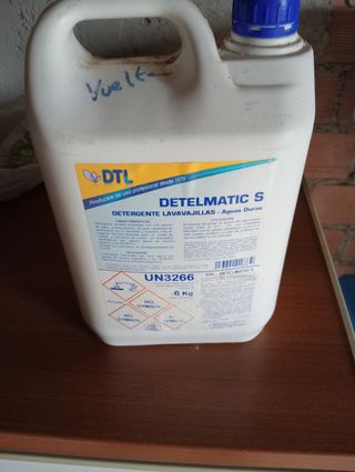 Detergente lavavajillas 